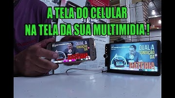 Como fazer espelhamento do celular na central muitimidia mp5 #playsound
