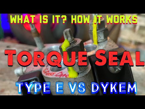 Torque Seal / Marking Paste. What is it and how does it work? Dykem Torque Seal Vs Type E Test