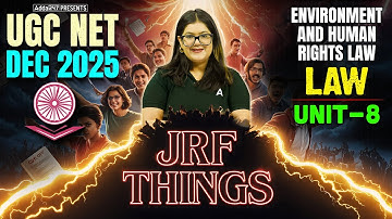 UGC NET Law | UGC NET Unit 8 Environment And Human Right Law By Diksha Ma