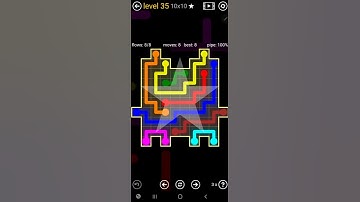 How To Solve Flow Free Inkblot Pack Level 35 10x10 Board Walk Through Solution Walkthrough