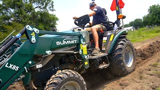 Digging a Drainage Ditch with the Summit TX25  50 Hour Review