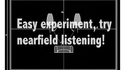 For better sound try nearfield listening