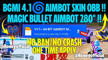 BGMI 4.1 AIMBOT OBB | BGMI 4.1 NO RECOIL CONFIG | BGMI NO RECOIL CONFIG 4.1 [100% Safe No Ban ]