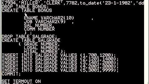 Oracle Training - Oracle Video Tutorial | Installing the SCOTT schema | Oracle Tutorials