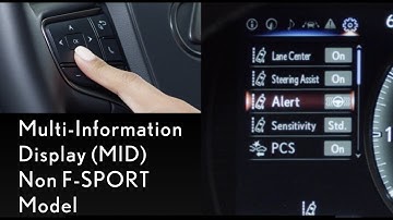 How-To Use the Multi-Information Display Settings in the 2019 UX | Lexus