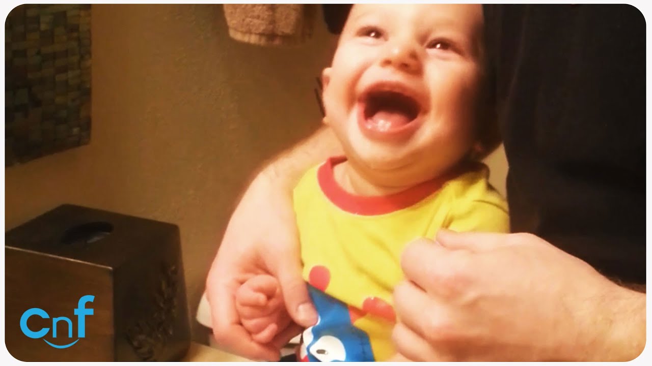 Baby Bites Dad's Finger Baby Bites YouTube