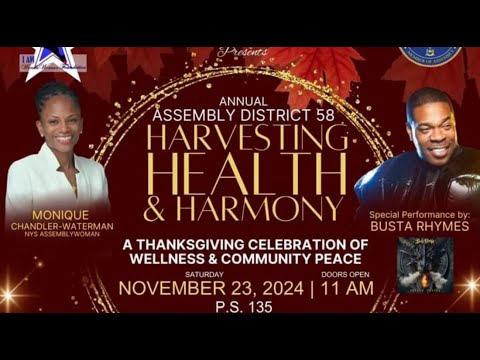 #live show #bustarhymes thanksgiving turkey giveaway in Brooklyn New York City USA 11/23/2024