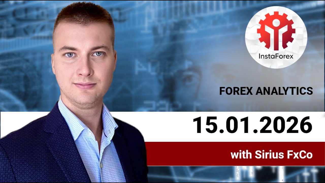 Forex forecast on GOLD, EUR/USD, GBP/USD, USD/JPY, AUD/USD on 15/01/2026 from Sirius FxCo