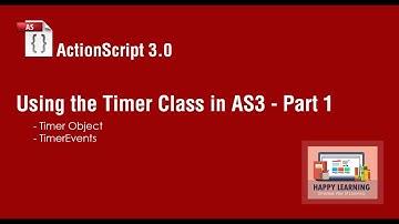 How To Create A Flash Countdown Timer Using ActionScript 3.0 - Part 1