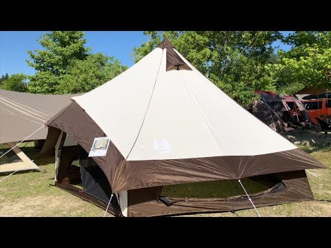 テント展示会】[Ogawa] グロッケ12 T/C - YouTube
