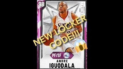 NBA 2k20 New Locker Code! Pink Diamond Andre Iguodala!!!
