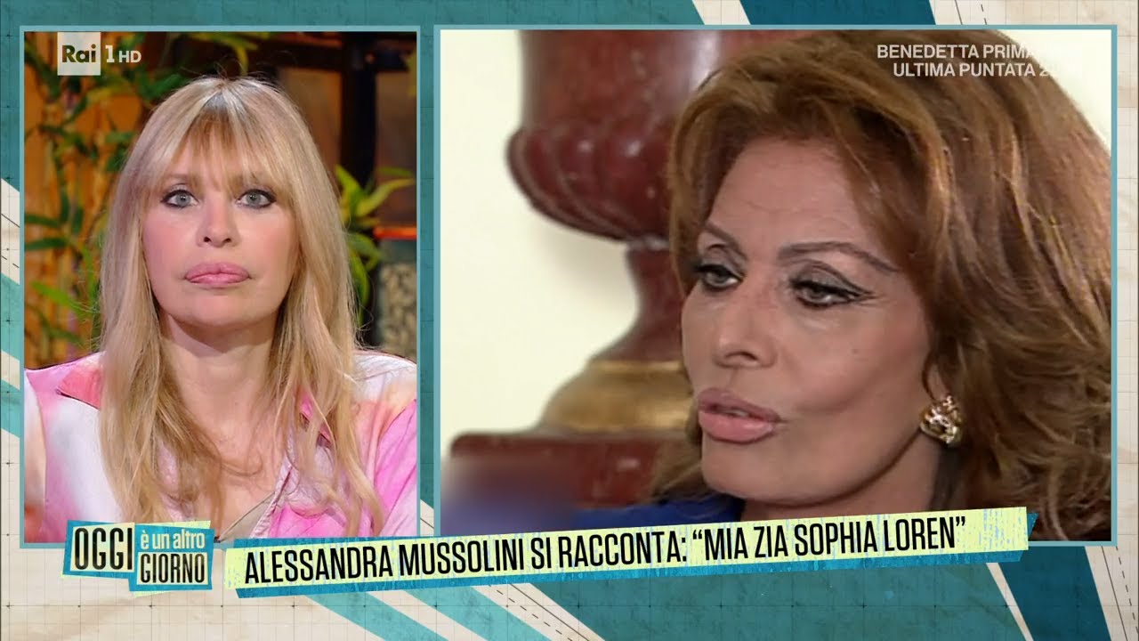 Alessandra Mussolini, tra la politica e lo spettacolo - Oggi è un altro giorno 31/03/2023
