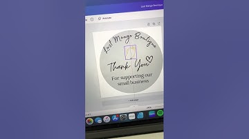Making a round sticker - Munbyn label maker, with Canva and shipping cart reveal