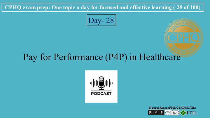 CPHQ exam prep | Pay for Performance (P4P) in Healthcare | Podcast |
