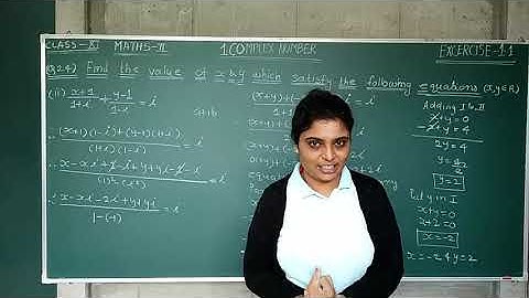 1.Complex Numbers Exercise-1.1 Q.24 | Class XI | Maharashtra State Board