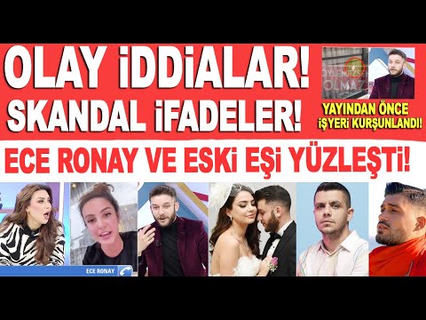 İhanet skandalı! Ece Ronay ve eski eşi Mehmet Bilir canlı yayında yüzleşti! Bilal Sonses, Cioman...!