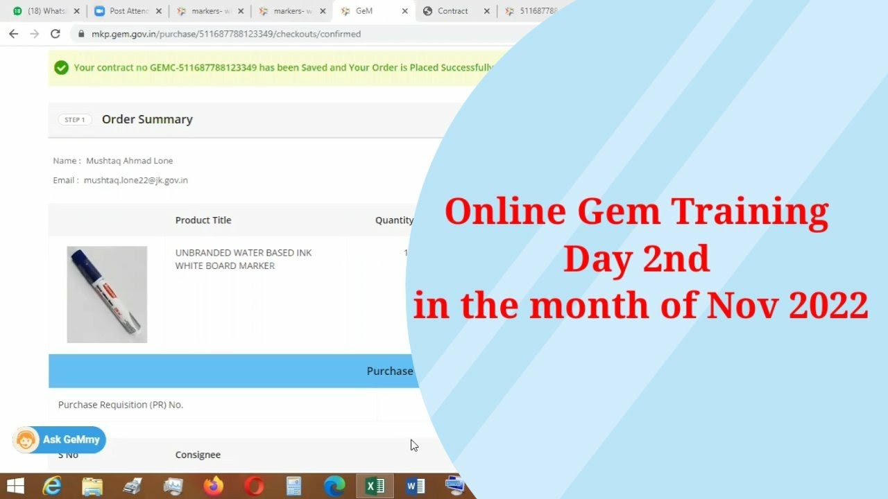 Gem Training Day 2 for employees PARTI YouTube