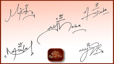 How to Draw Signature like a Billionaire (For Alphabet "M") - Signature for Name 