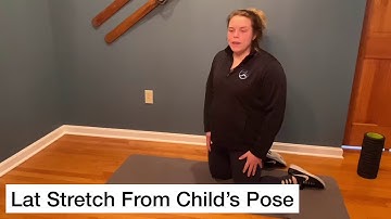 Child’s Pose Lat Stretch