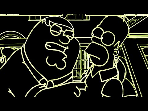 Peter Griffin vs  Homer Simpson Vocoded to Mortal Kombat