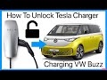 How To Unlock Tesla Wall Charger To Use on all EV&#39;s / VW Buzz First Charge