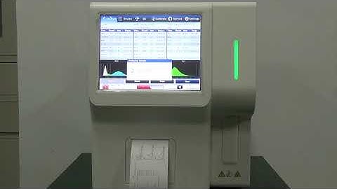 Video of 3 Part Diff Full Automated Hematology Analyzer YSTE320