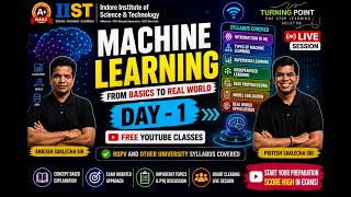 DAY 1 | Machine Learning | Semester Exam | Free YouTube Series | Complete Course | RGPV and others