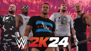WWE 2K24 ECW Punk Pack: ALL ENTRANCES