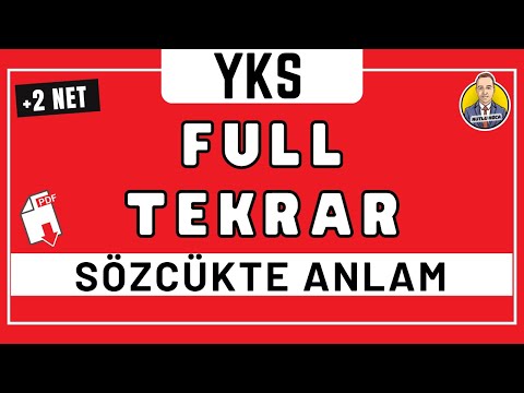 TYT Türkçe Sözcükte Anlam Full Tekrar | 2022 TYT Türkçe Soruları | Kutlu Hoca