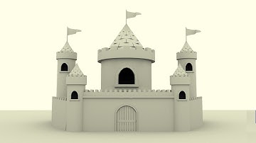 How to model a simple Castle in Autodesk Maya