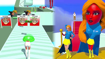 Build A Queen Run Gameplay Walkthrough Very Satisfying All Level ASMR Android Gameplay 57