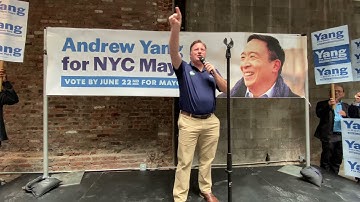 NYC Firefighters Union Endorsing Andrew Yang - shot on iPhone 12 by Ching Juhl