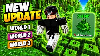NEW Slime Keys! 🟢 +1 Speed Keyboard Escape Roblox (World 1, 2 & 3) screenshot 5