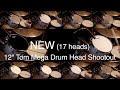 12 inch Tom drum head shootout/comparison. 2/2 (17 heads - Remo, Attack, Evans) PART II