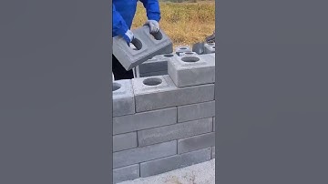 Flawless Brick Laying Technique - Good tools and machinery make work easy