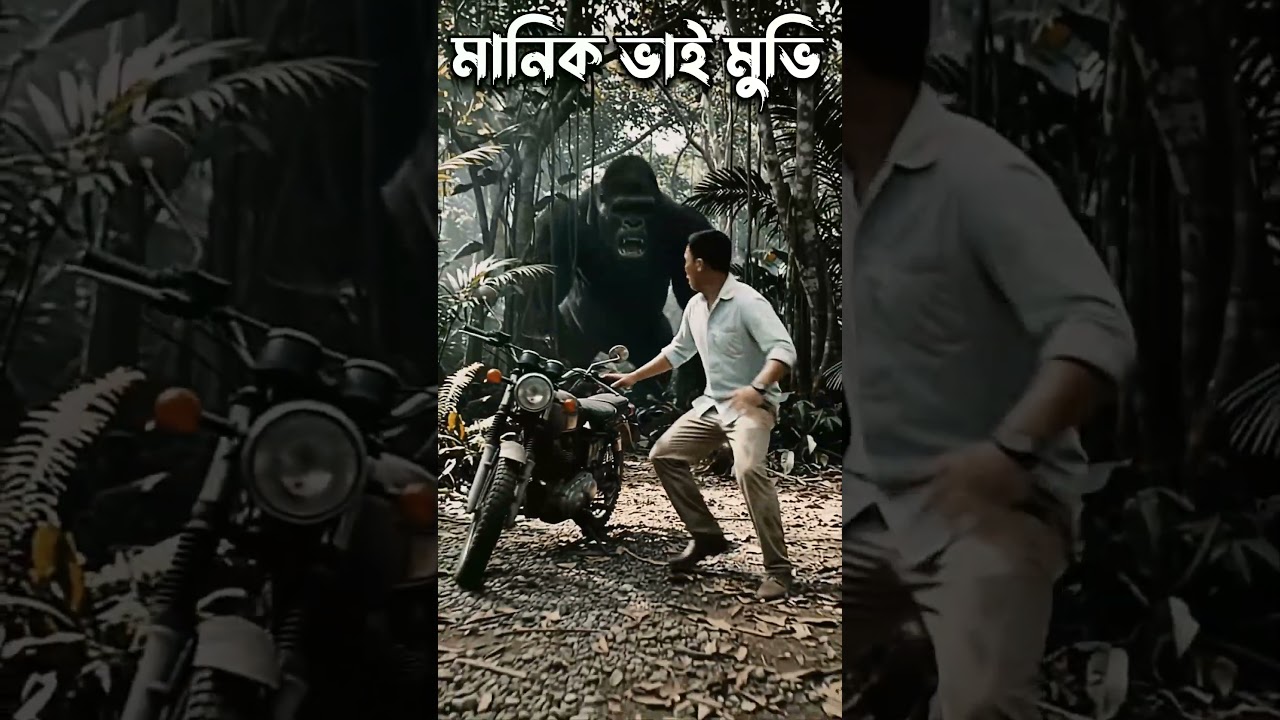 জঙ্গলে ঘুরতে গিয়ে কিংকং এর সাথে দেখা। KING KONG Movie 2026 /Shorts / Action Movie / মানিক ভাই মুভি
