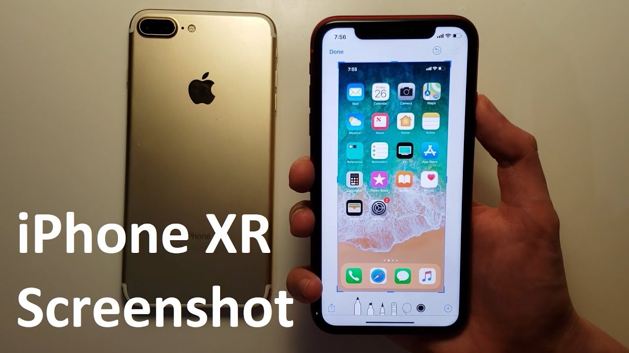 Comment faire une capture d'écran sur iPhone XR (faire un Screen avec iPhone  XR) 