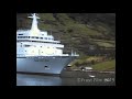 Cruiseskip Geiranger 70 tallet / Cruise ships in the Geiranger fjord early 70s