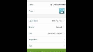 Simply Smoothies App Preview for iPhone screenshot 1