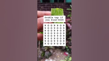 Double tap if you find "9009 #search #puzzle #shorts