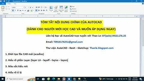 Hướng dẫn tự học nhanh nhất AutoCAD để áp dụng ngay vào công việc