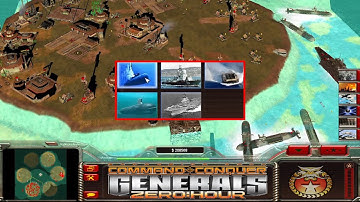 "Navy + Paratroopers"  China Rouge 1 vs 5 USA Helicopter | Command & Conquer Generals Zero Hour Mod