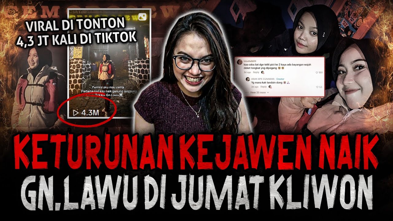 VIRAL 4,3 JUTA VIEWS DI TIKTOK! MALAM JUMAT KLIWON PENDAKI KETURUNAN KEJAWEN INI NAIK GUNUNG LAWU