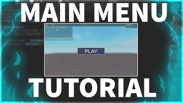 Roblox Scripting | How To Make a Main Menu (2018)