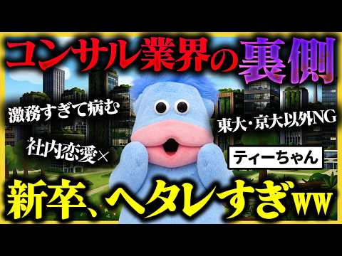 【コンサルの深淵】「新卒年収が下がってきてる。」謎の着ぐるみが暴露するコンサル業界の闇が衝撃すぎた...｜27卒・28卒・サマー・早期選考