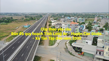 Bản đồ quy hoạch Tỉnh Long An - Huyện Cần Giuộc - Xã Tân Tập đến năm 2030