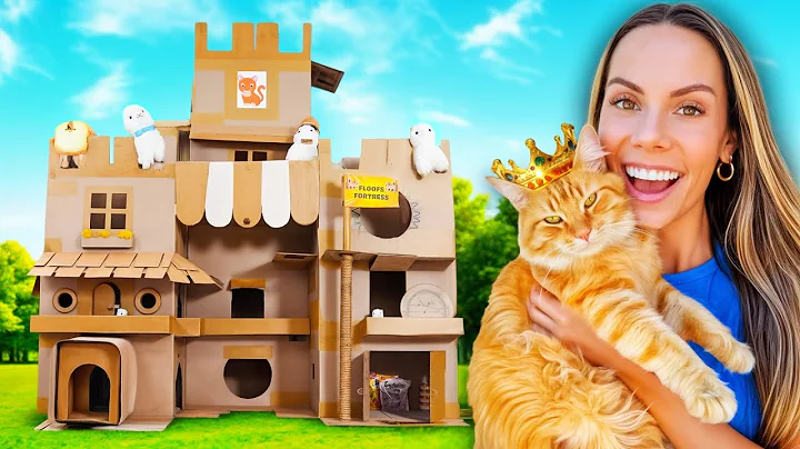 I Built My Cat His DREAM House! 