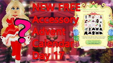 NEW FREE Accessory Advent Calendar Day 17 In Royale High
