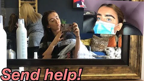 Getting my hair done :) vlog