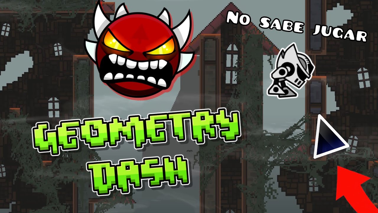 MANCO de GEOMETRY DASH INTENTA pasar un EXTREME DEMON (Modo Plataforma)